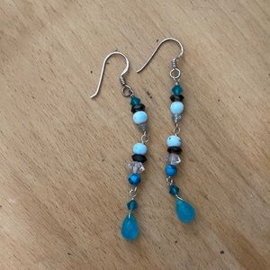 Earrings Dangle beaded